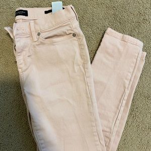 Banana Republic pink skinny jeans